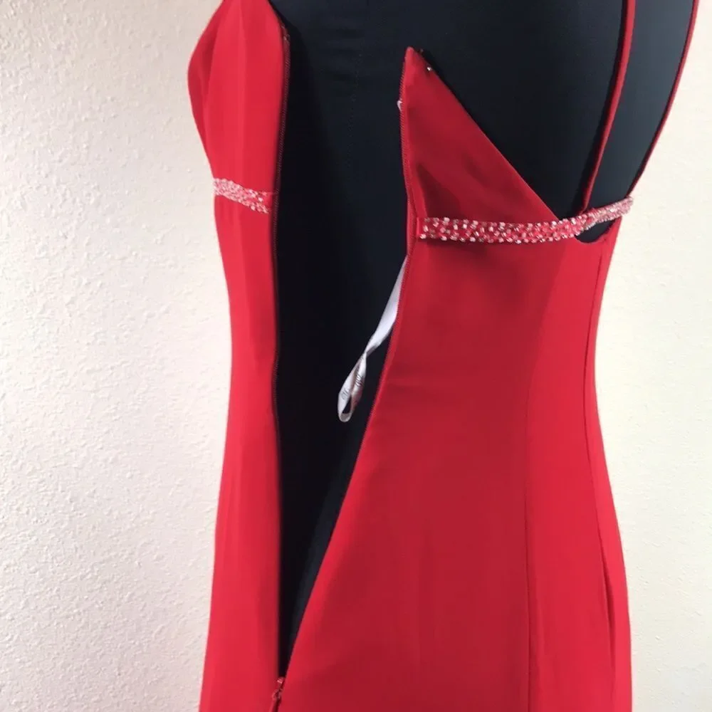 B2 RED WOMEN DRESS SIZE 4 - Picture 9 of 10